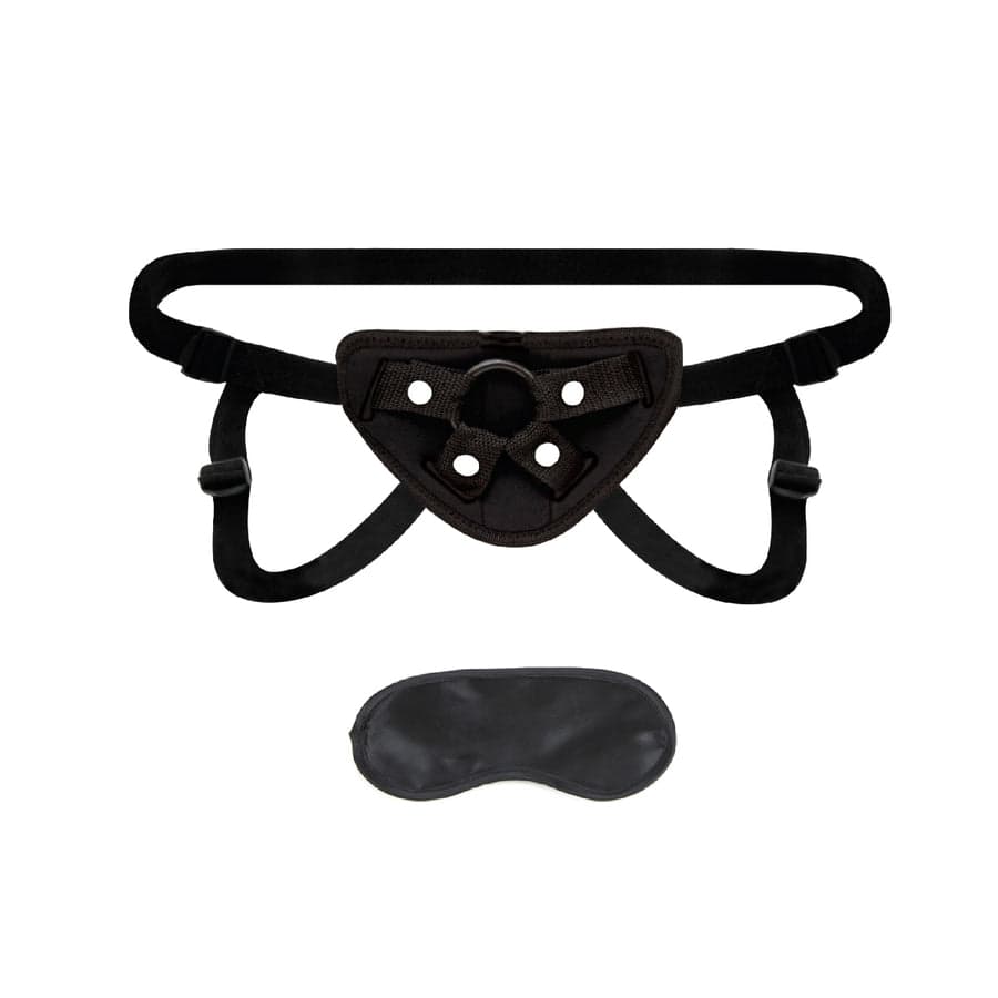 Lux Fetish ayarlı strap-on harness siyah
