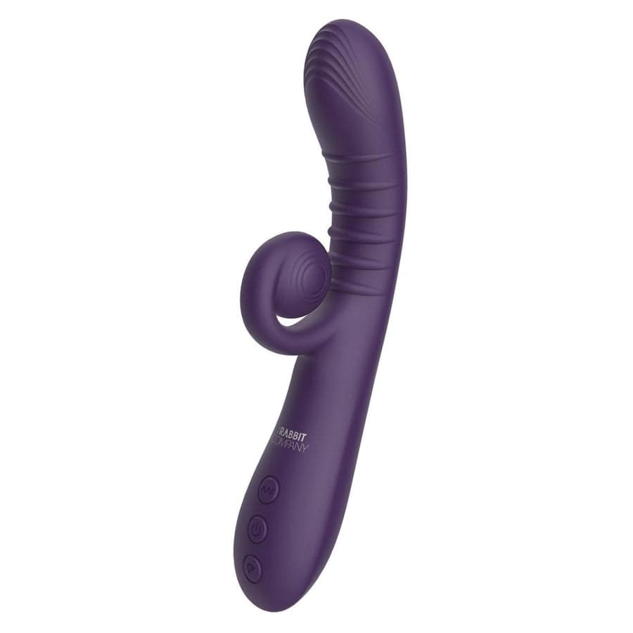 The Rabbit Company Rolling rabbit G-noktası vibratörü mor