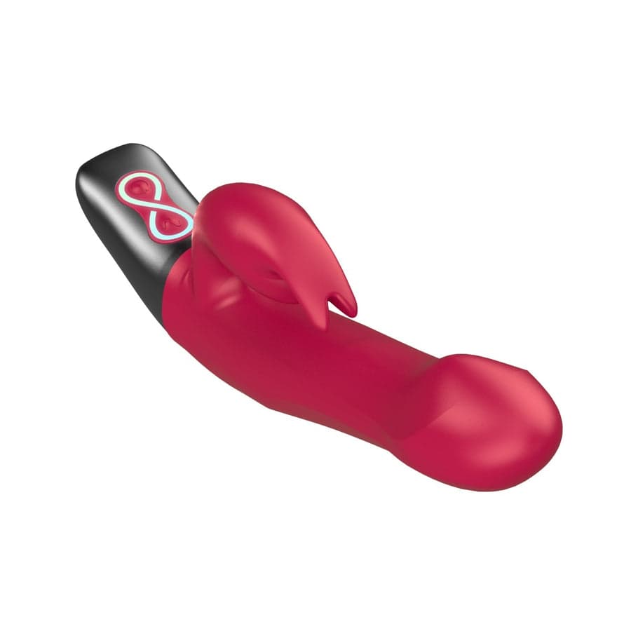 Titanz dönen şarjlı rabbit ile Clit Stimulation pembe 5 inç